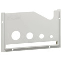 Pochette ouverte autocollante pour plans - largeur 260 et hauteur 165mm -RAL7035