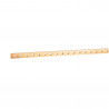 Barre cuivre plate rigide - 25x5mm - 330/270A admissibles - L. 1750mm