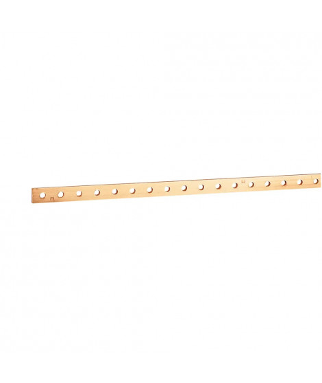 Barre cuivre plate rigide - 32x5mm - 450/400A admissibles - L. 1750mm
