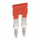 Peigne pour 2 blocs de jonction à vis ou ressort Viking 3 pas 6mm - rouge