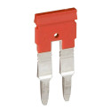 Peigne pour 2 blocs de jonction à vis ou ressort Viking 3 pas 6mm - rouge