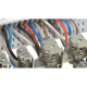 Etrier de blindage pr bloc jonc Viking 3 vis/ressort - câble Ø 4 à 13