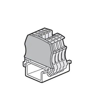 Cloison terminale pr bloc jonc Viking 3 à vis - 1 entr/1 sort - pas 5,6,8,10