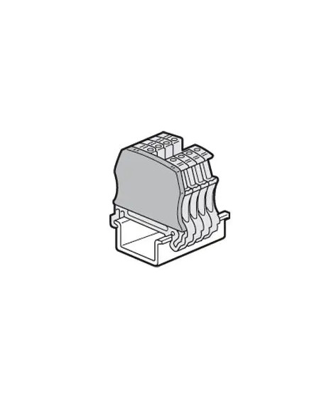 Cloison terminale pr bloc jonc Viking 3 à vis sectionnable cart. fusible 5x20