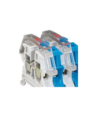 Ecran de protection pour bloc jonc Viking 3 vis - 1P - 1entrée/1sortie - pas 5/6