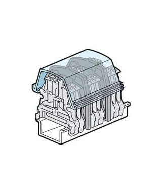 Ecran de protect bloc jonc Viking 3 vis - à couper - 1entr/1sort - pas 12/15