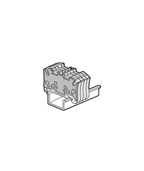 Cloison terminale pour blocs de jonction à ressort Viking 3 sectionnable pas 6mm
