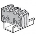Cloison terminale pour blocs de jonction à ressort Viking 3 sectionnable pas 6mm