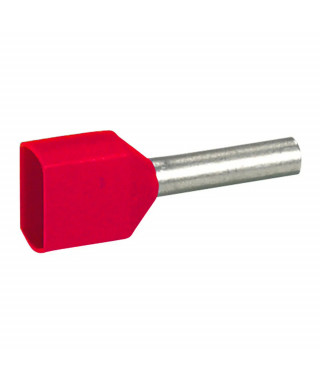 Embout de câblage Starfix - pour conducteurs section - 2x1mm² - rouge