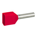 Embout de câblage Starfix - pour conducteurs section - 2x1mm² - rouge