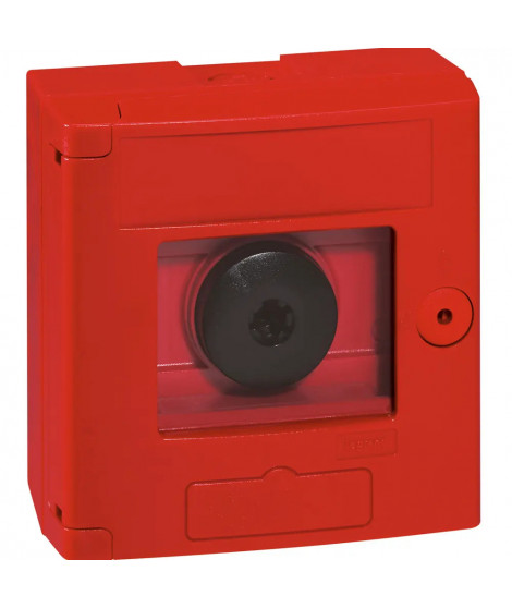 Coffret bris de glace double position IP44 rouge - montage en saillie