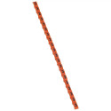 Repère Duplix conforme code couleur international - chiffre 3 sur fond orange