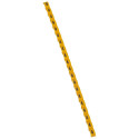 Repère Duplix conforme code couleur international - chiffre 4 sur fond jaune