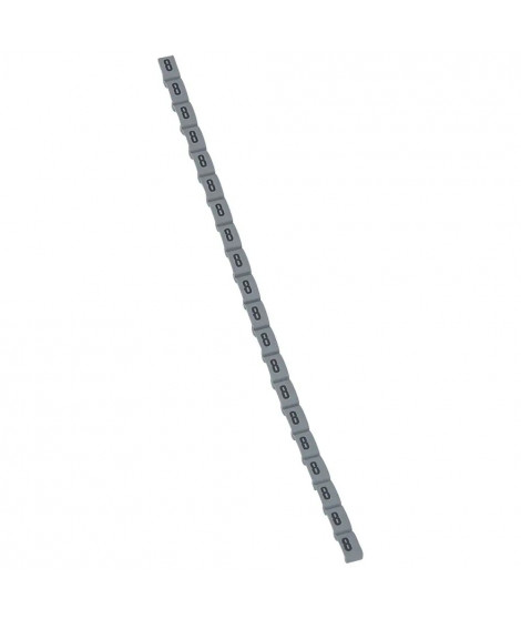 Repère Duplix conforme code couleur international - chiffre 8 sur fond gris