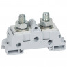 Bloc jonction de puissance Viking 3 - rails symétriques - M10 - pas 34 - Larg 25