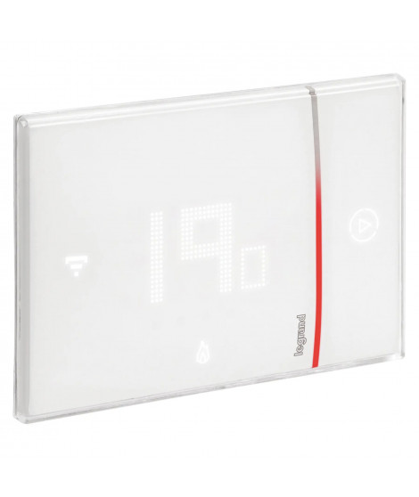 Thermostat Smarther with Netatmo connecté à encastrer - blanc