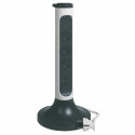 Rallonge tour 4x2P+T Surface ,interrupteur, parafoudre et cordon 2m - blanc/gris