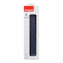 Rallonge 6x2P+T Surface avec interrupteur et cordon 3m 3G 1,5mm² - noir/gris