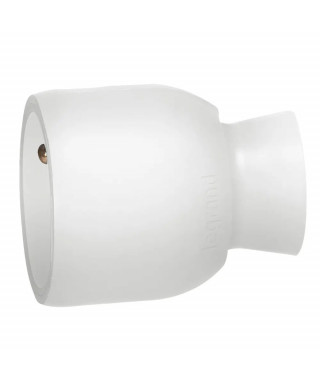 Prolongateur plastique 2P+T - 16A - blanc