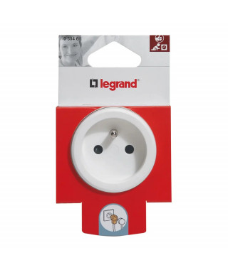 Fiche double fonction 2P+T 16A 250V pour 2 appareils sur une même prise