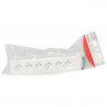 Bloc multiprise fixable 6x2P+T longueur 343mm à cabler - blanc