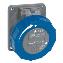 Prise fixe Hypra IP66/67-55 16A - 200V~ à 250V~ - 2P+T - plastique