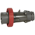 Fiche mobile droite Hypra IP66/67-55 16A - 380V~ à 415V~ - 3P+T - plastique