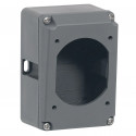 Boîtier réversible simple Hypra pour prise 2P+T IP44 , IP66/67-55 16A -plastique