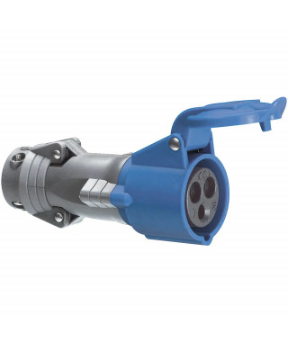 Prise mobile Hypra IP44 16A - 200V~ à 250V~ - 2P+T - plastique