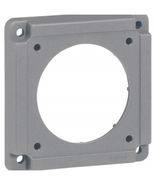 Plaque adaptation Hypra - pour socle brochage domestique/coffret de prises