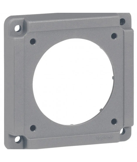 Plaque adaptation Hypra - pour socle brochage domestique/coffret de prises