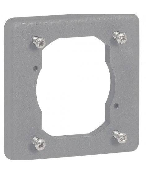 Plaque adaptation Hypra pour montage de prise TBT