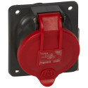 Prise fixe Hypra IP44 16A - 380V~ à 415V~ - 3P+N+T - plastique