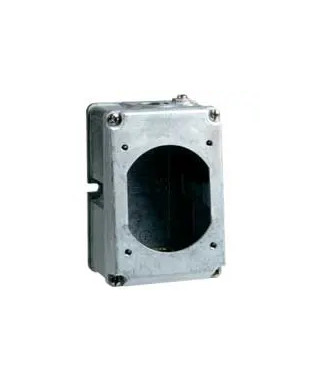 Boîtier réversible simple Hypra pour prise 3P+T et 3P+N+T IP44 16A - métal