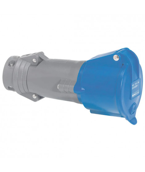 Prise mobile Hypra IP44 32A - 200V~ à 250V~ - 2P+T - plastique