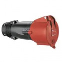 Prise mobile Hypra IP44 32A - 380V~ à 415V~ - 3P+T - plastique
