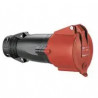Prise mobile Hypra IP44 32A - 380V~ à 415V~ - 3P+T - plastique