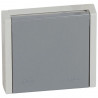 Prise de courant 3P+T 20A pour boite Ø67mm Plexo complet IP44 encastré - gris