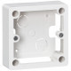Cadre saillie 1 poste pour socle et sortie de câbles 100x100x36mm