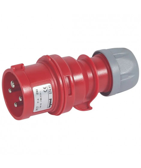 Fiche inverseur de phases P17 IP44 16A - 380V~ à 415V~ - 3P+T