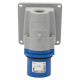 Fiche ou fiche inclinée saillie P17 IP44 16A - 200V~ à 250V~ - 2P+T