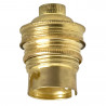 Douille culot B22 à raccord fileté et double bague matière métallique 4A 150W