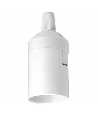 Douille bout de câble culot E27 sans bague avec serre-câbles 4A 100W