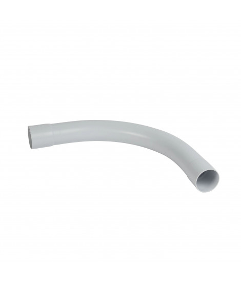 Cintre grand rayon 90° IP44 Ø50mm et rayon 210mm - gris RAL7035