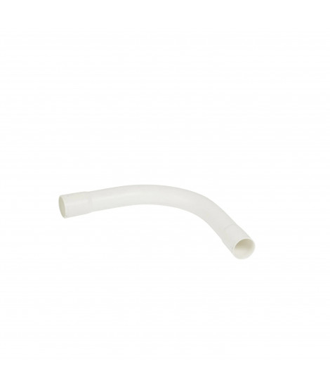 Cintre grand rayon 90° IP44 Ø20mm et rayon 70mm - blanc RAL9010 antimicrobien