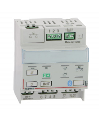 Télécommande modulaire multifonctions connectée IP pour BAES et alarme incendie