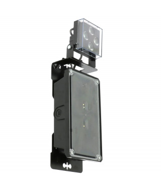BAES à phare à LEDs SATI connectable/adressable 1000 lm - Noir