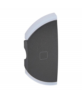 Enjoliveur simple Céliane STOP montage gauche uniquement - graphite