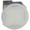 Spot Céliane 3W 90lm livré avec enjoliveur opalescent plastique blanc