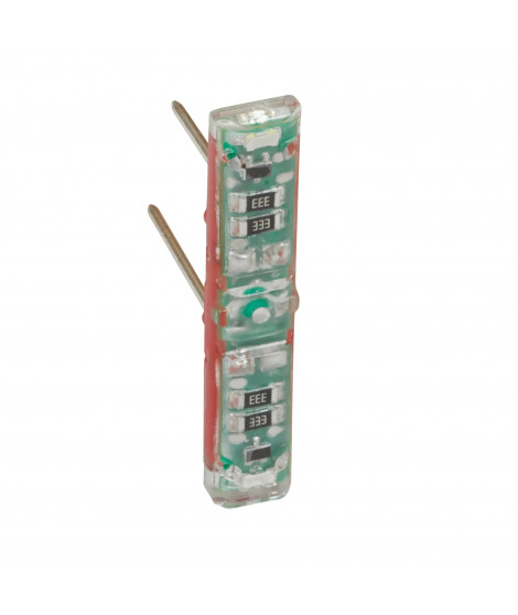 Voyant témoin 230V phase distribuée Mosaic Easy-Led brochable - LEDs blanches